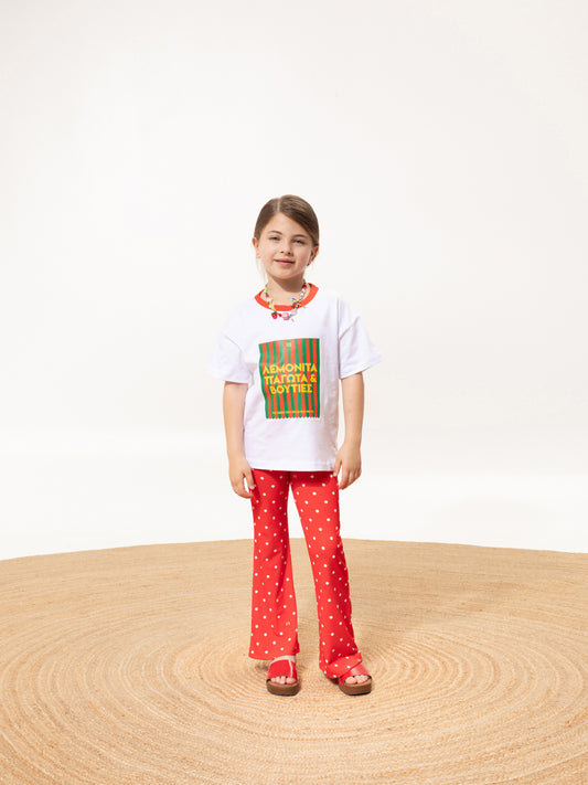 KIDS T-SHIRT LEMONITA RED