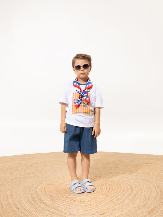 KIDS T-SHIRT LEMONITA BLUE