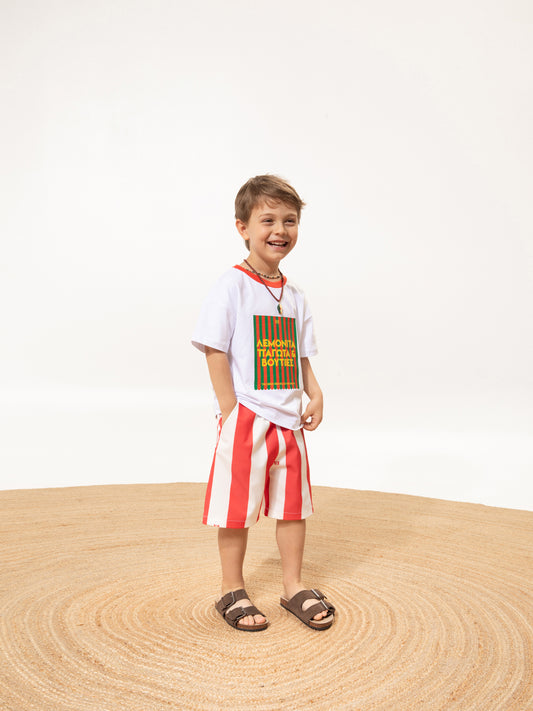 KIDS T-SHIRT LEMONITA RED