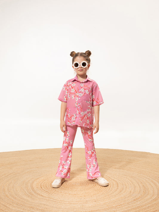 KIDS SHIRT AMIGDALIA PINK