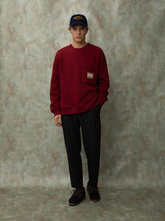 SWEATSHIRT - BURGUNDY