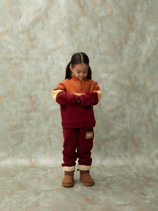 TRACK PANTS - BURGUNDY