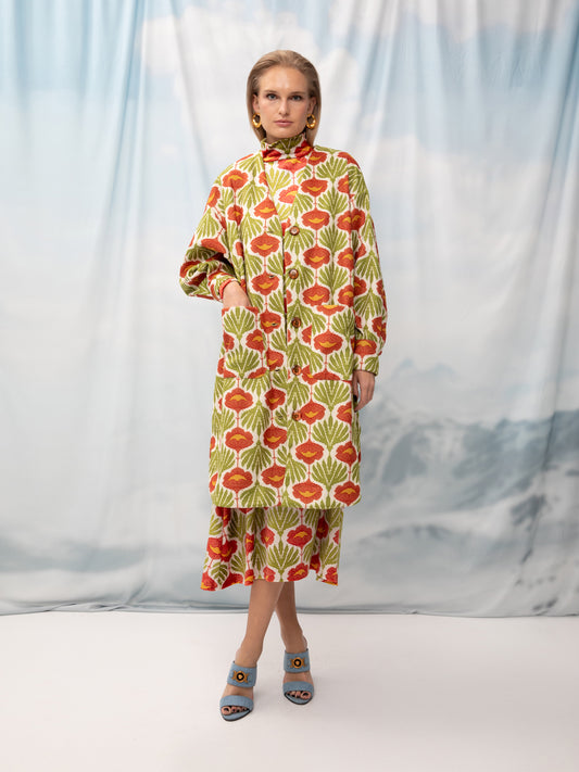 OVERSIZED COAT GARLAND IVORY