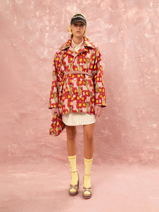 MIDI OVERCOAT - NARCISSUS PINK