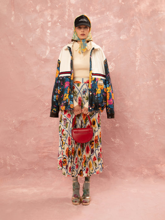 BOMBER JACKET - TAPETSARIA BLACK