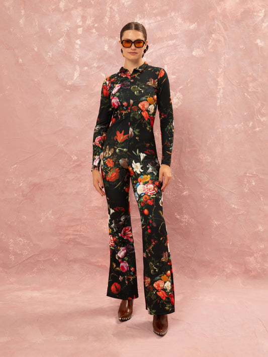 FLARED JUMPSUIT - STILL LIFE