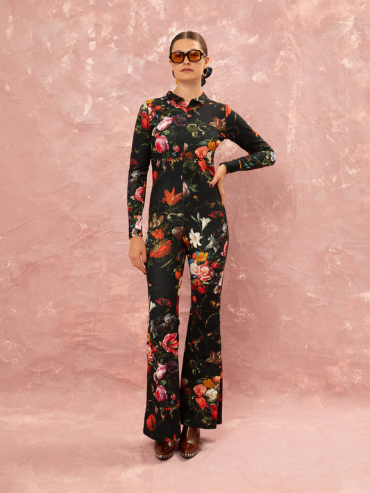 FLARED JUMPSUIT - STILL LIFE