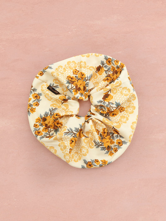 SCRUNCHIE - LACE BOUQUET CREAM