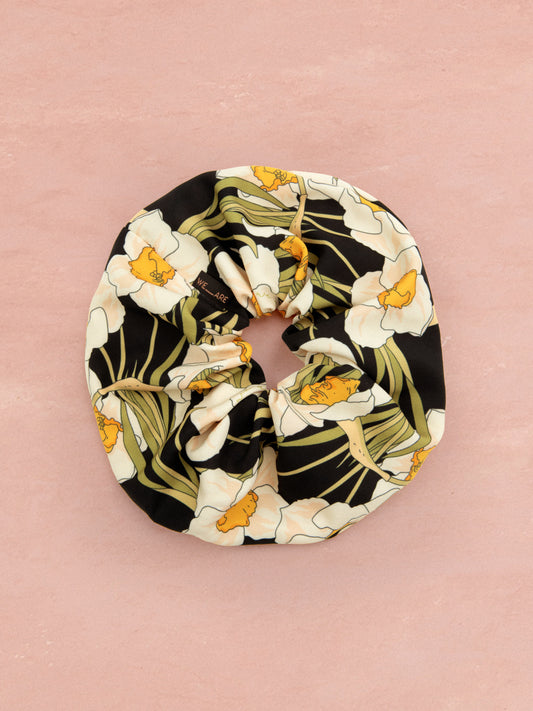 SCRUNCHIE - NARCISSUS BLACK