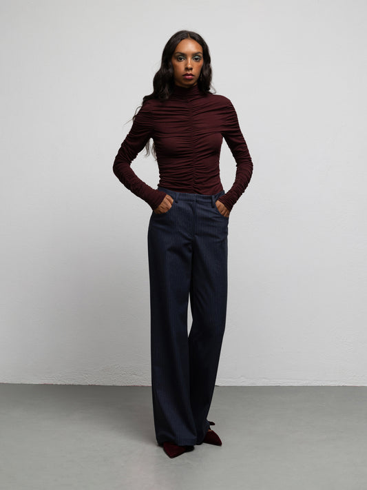 PATTI PANTS - STRIPES BLUE