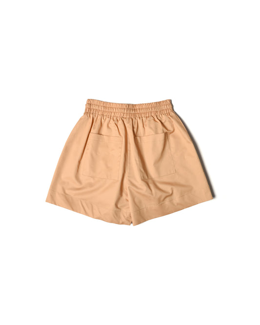 COTTON SHORTS - BEIGE
