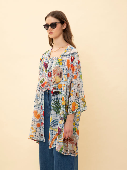 CHIFFON KIMONO SUNDAY TABLE
