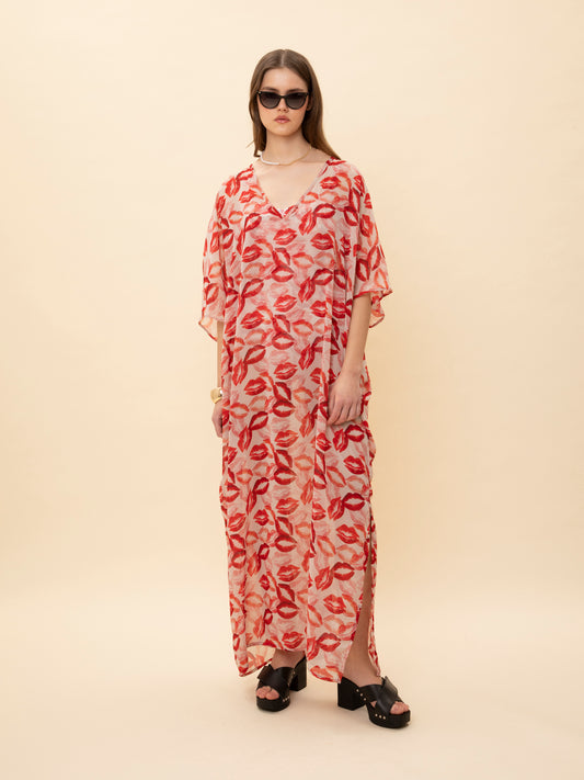 KAFTAN DRESS KISSES