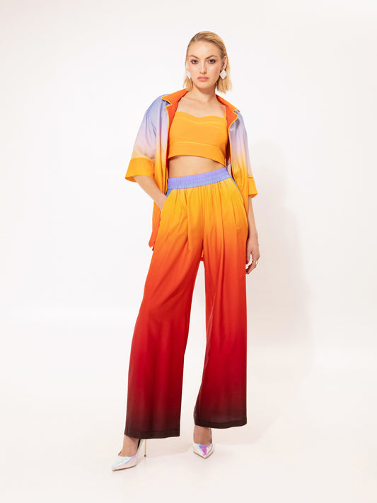 PAJAMA SATIN PANTS ILIOVASILEMA