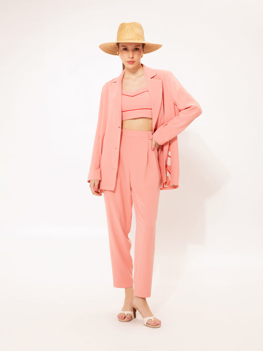 OVERSIZED BLAZER CORAL