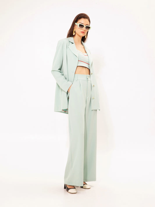 OVERSIZED BLAZER TEAL
