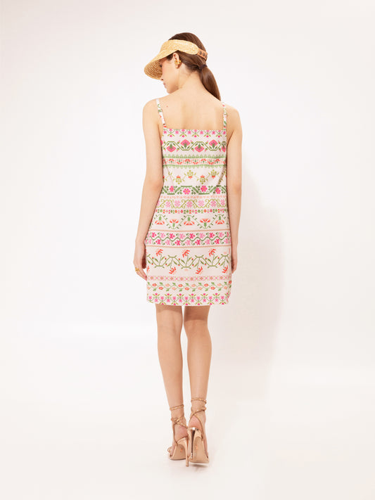 A-LINE MINI DRESS FOLKLORE