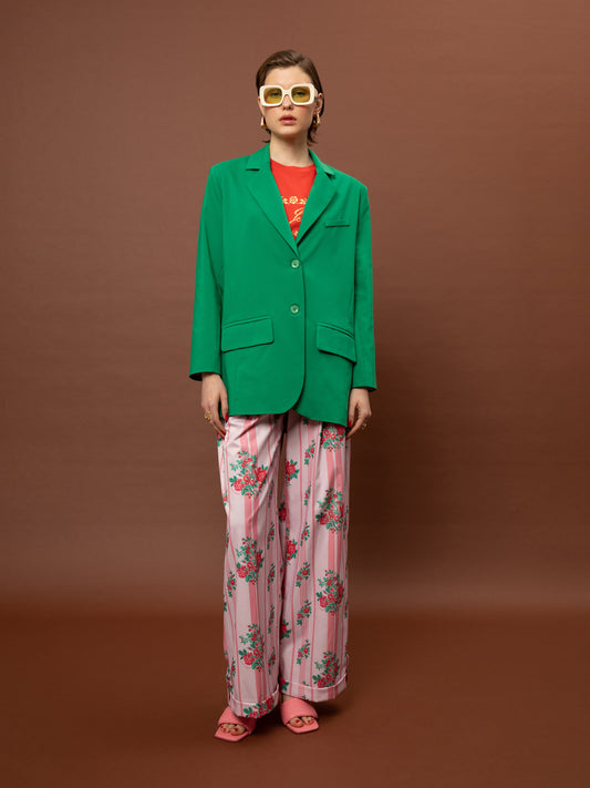 OVERSIZED BLAZER - GREEN