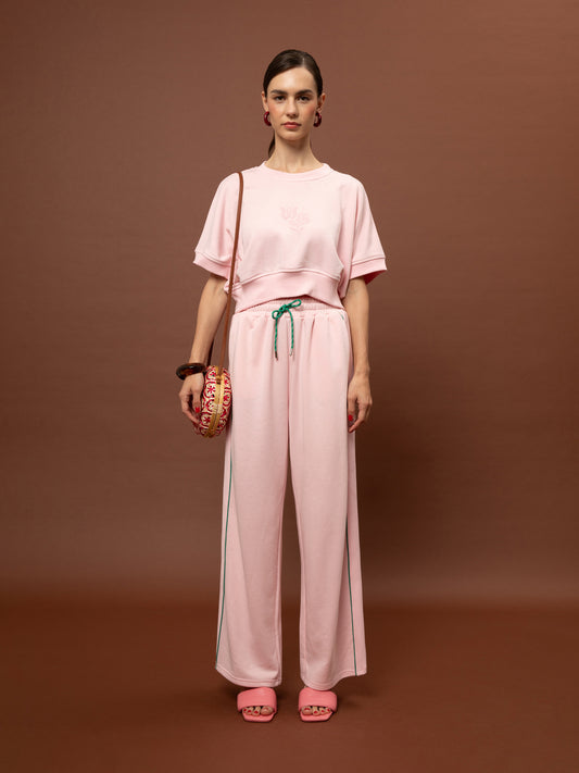 FUTTER CROPPED TOP - PINK