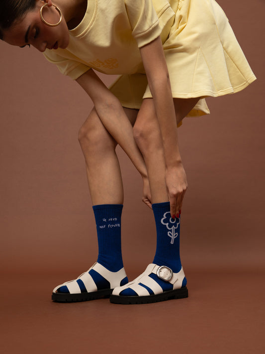 UNISEX SOCKS - ROYAL BLUE