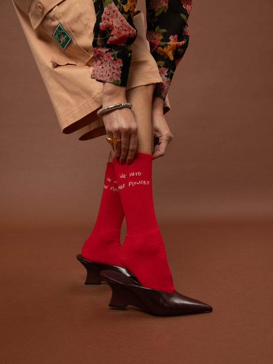 UNISEX SOCKS - RED