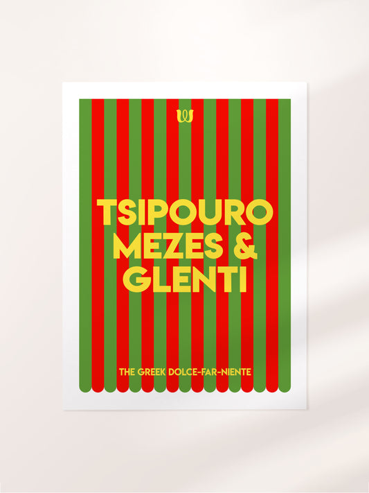POSTER TSIPOURO RED