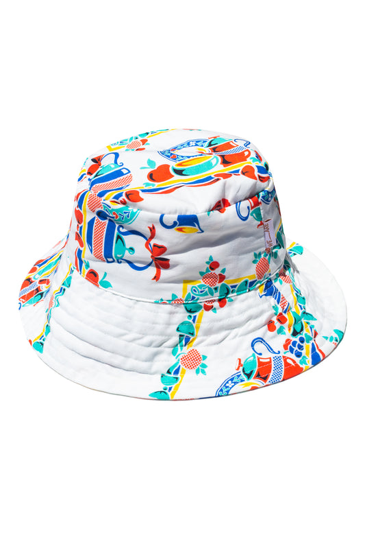 BUCKET HAT - TRAPEZOMANTILO WHITE