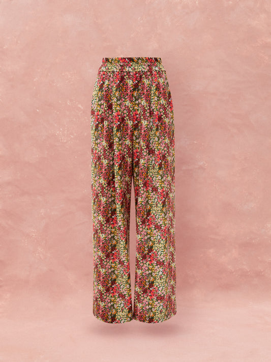 ELASTICATED-WAIST PANTS - LIBERTY FLORAL