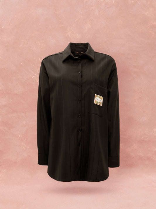 OVERSIZED SHIRT - BLACK