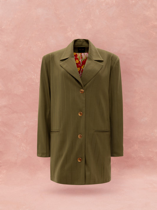 OVERSIZED BLAZER - LIME