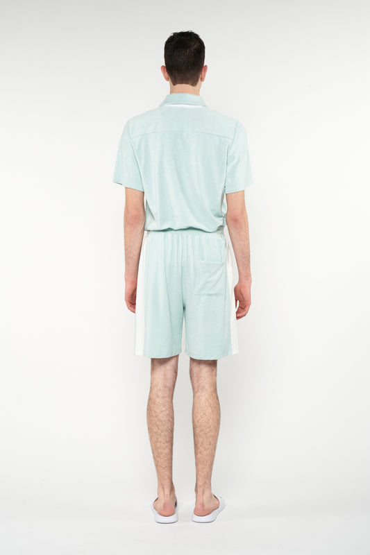 TOWELING BASKETBALL SHORTS MINT