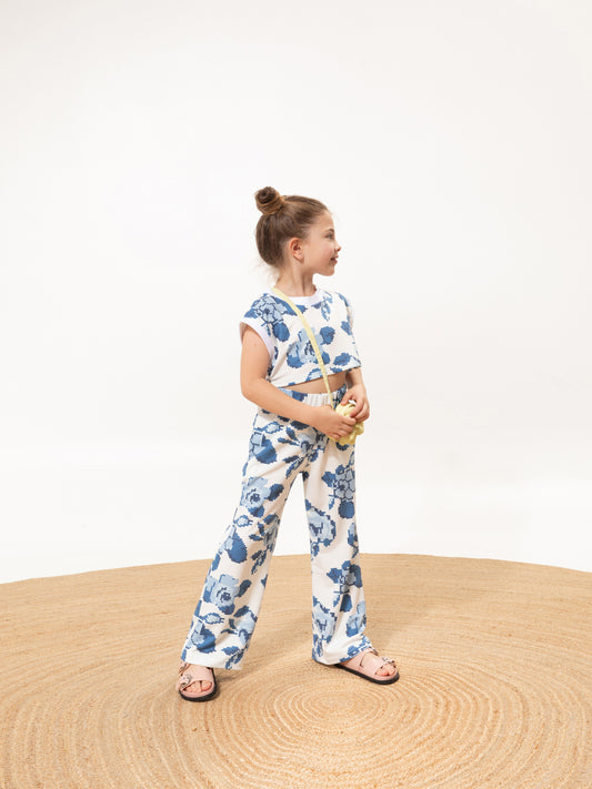 KIDS SWEATPANTS KENTIMA BLUE