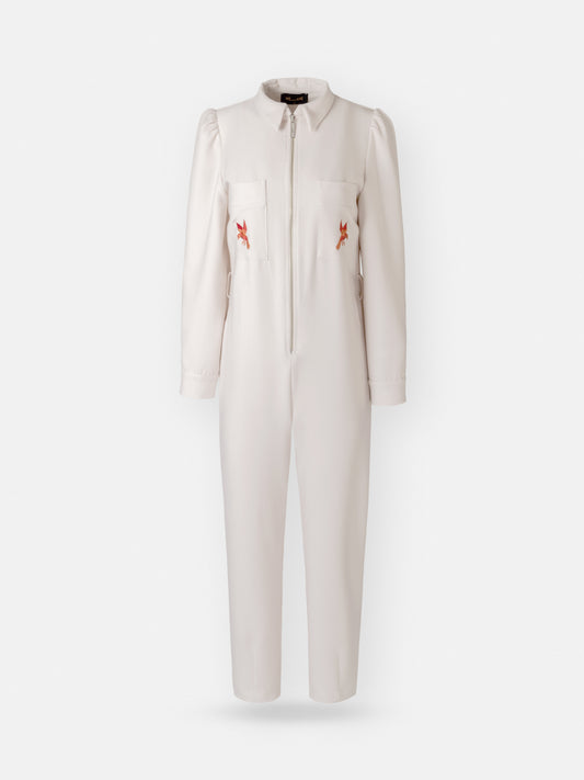 LOOSE JUMPSUIT IVORY