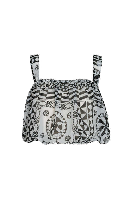 CHIFFON CROP TOP - CHIOS