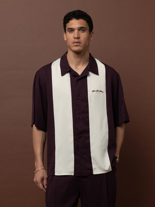 BOWLING SHIRT - PLUM