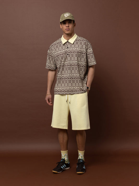 FUTTER POLO TOP - FOLK FLORAL