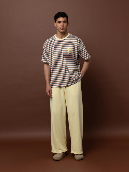 FUTTER TRACK PANTS - BUTTER YELLOW