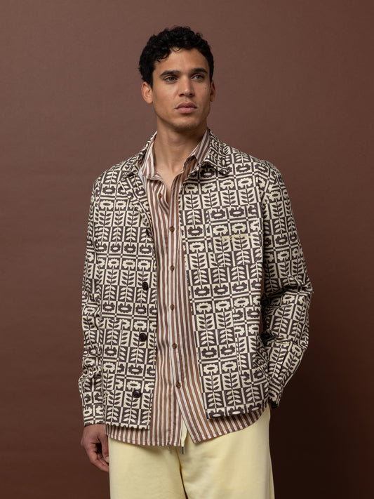 LIGHT SHIRT/JACKET - FOLK FLORAL