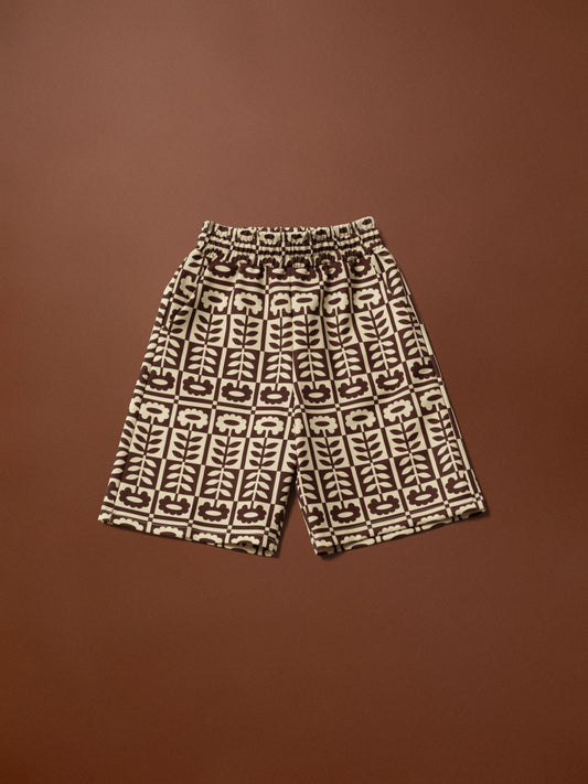 KIDS FUTTER SHORTS - FOLK FLORAL