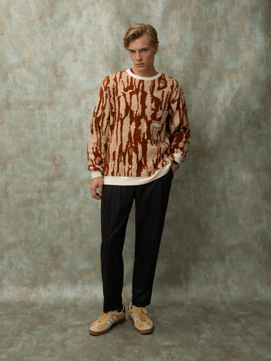 PULLOVER JUMPER COGNAC