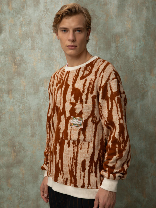 PULLOVER JUMPER COGNAC