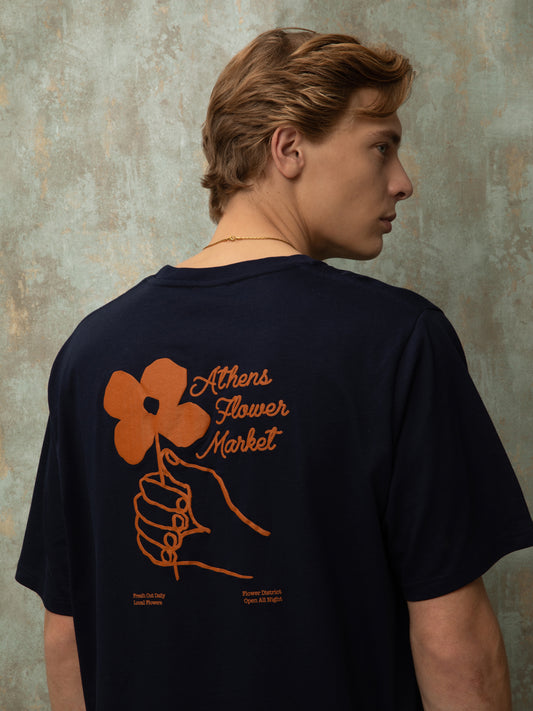 UNISEX T-SHIRT - ATHENS FLOWER MARKET