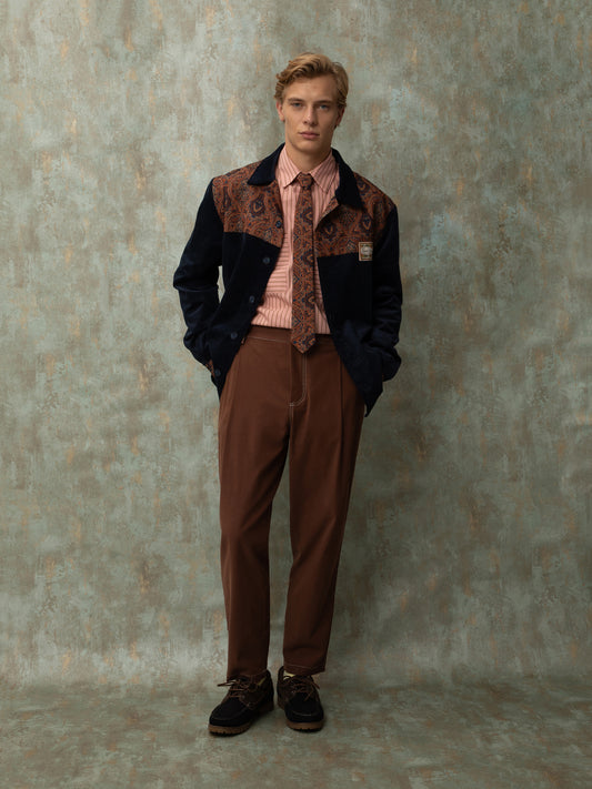 OVERSIZED SHIRT JACKET - DARK BLUE