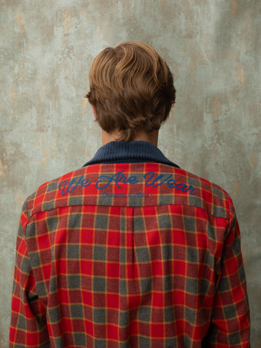 CHECKED COTTON SHIRT - RED
