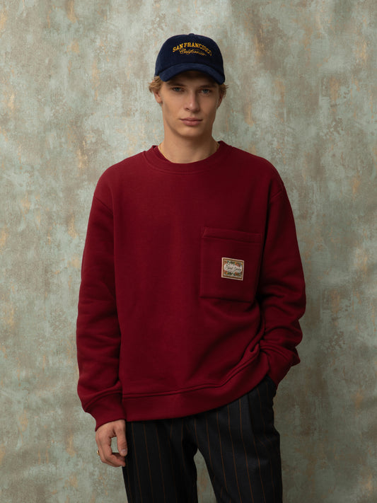 SWEATSHIRT - BURGUNDY