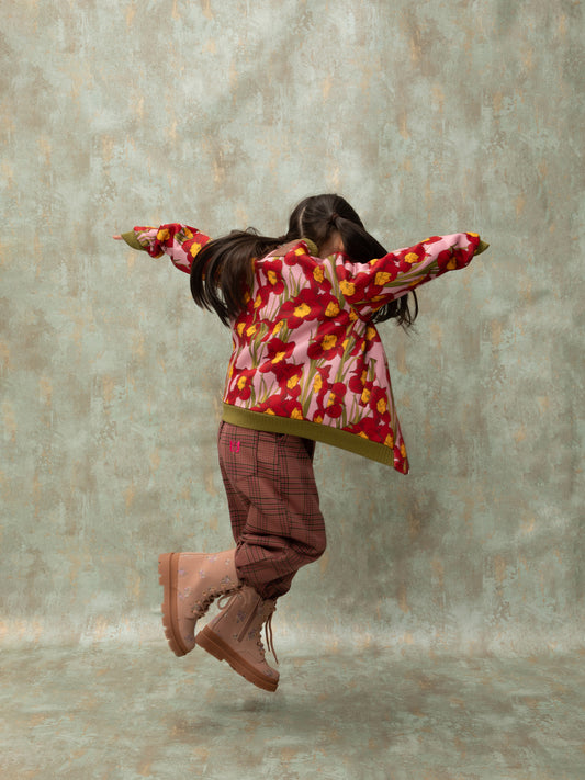 FUTTER BOMBER JACKET - NARCISSUS PINK