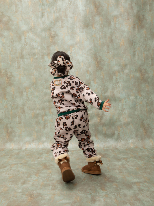 TRACK PANTS - LEOPARD