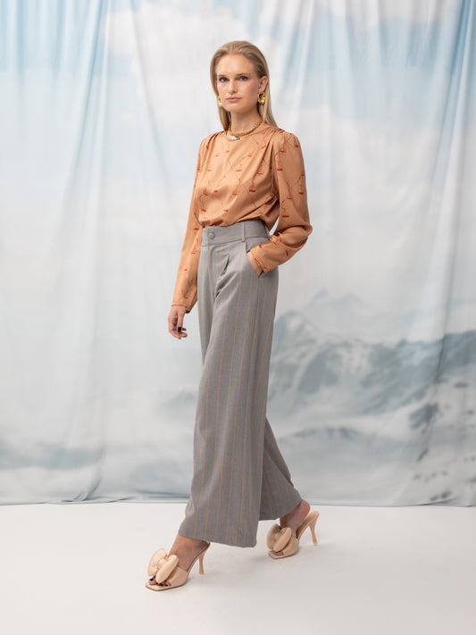DRAPED BLOUSE TELEFERIQUE