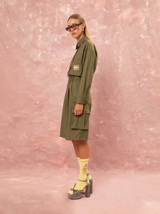CARGO VERMUDA SHORTS - LIME