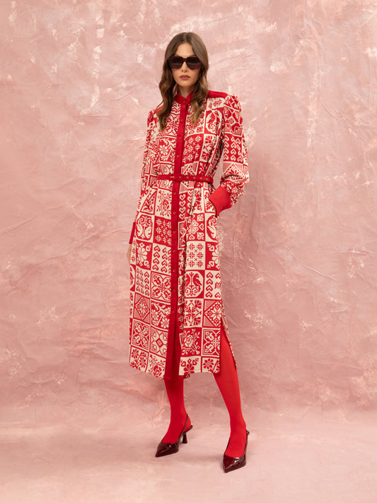 MAXI SHIRT DRESS - KOUVERTA